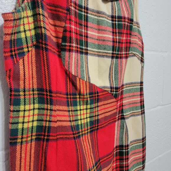 Vera Wang Christmas Academia Plaid Dress - Picture 4 of 10